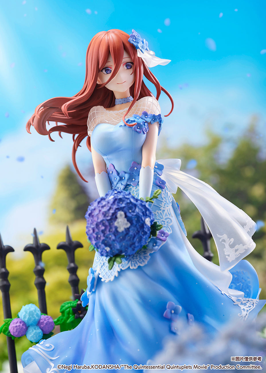 《預訂》SHIBUYA SCRAMBLE FIGURE 劇場版《五等分的新娘》中野三玖 -Floral Dress Ver.- 1/7 比例模型 《2024年3月發售》