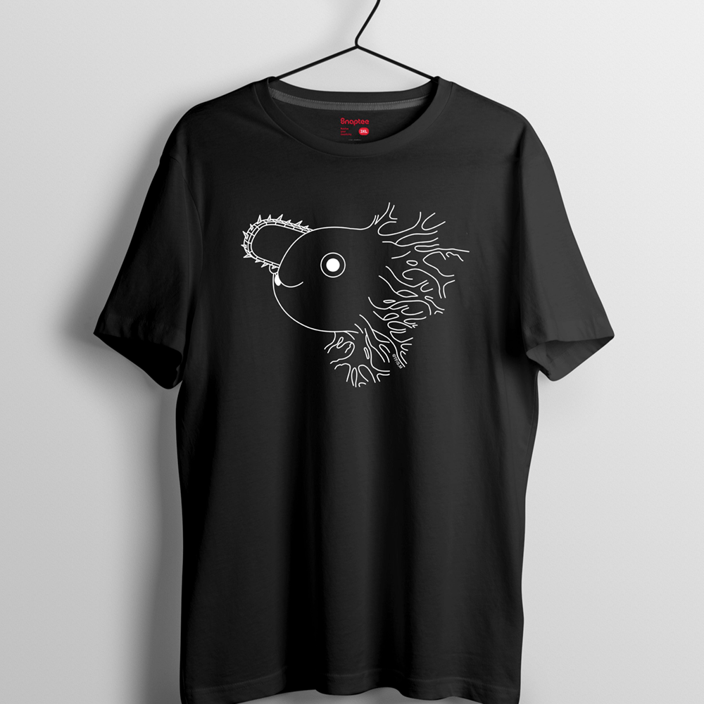 鏈鋸人 T-shirt 融合波奇塔黑色 - Microworks ACG