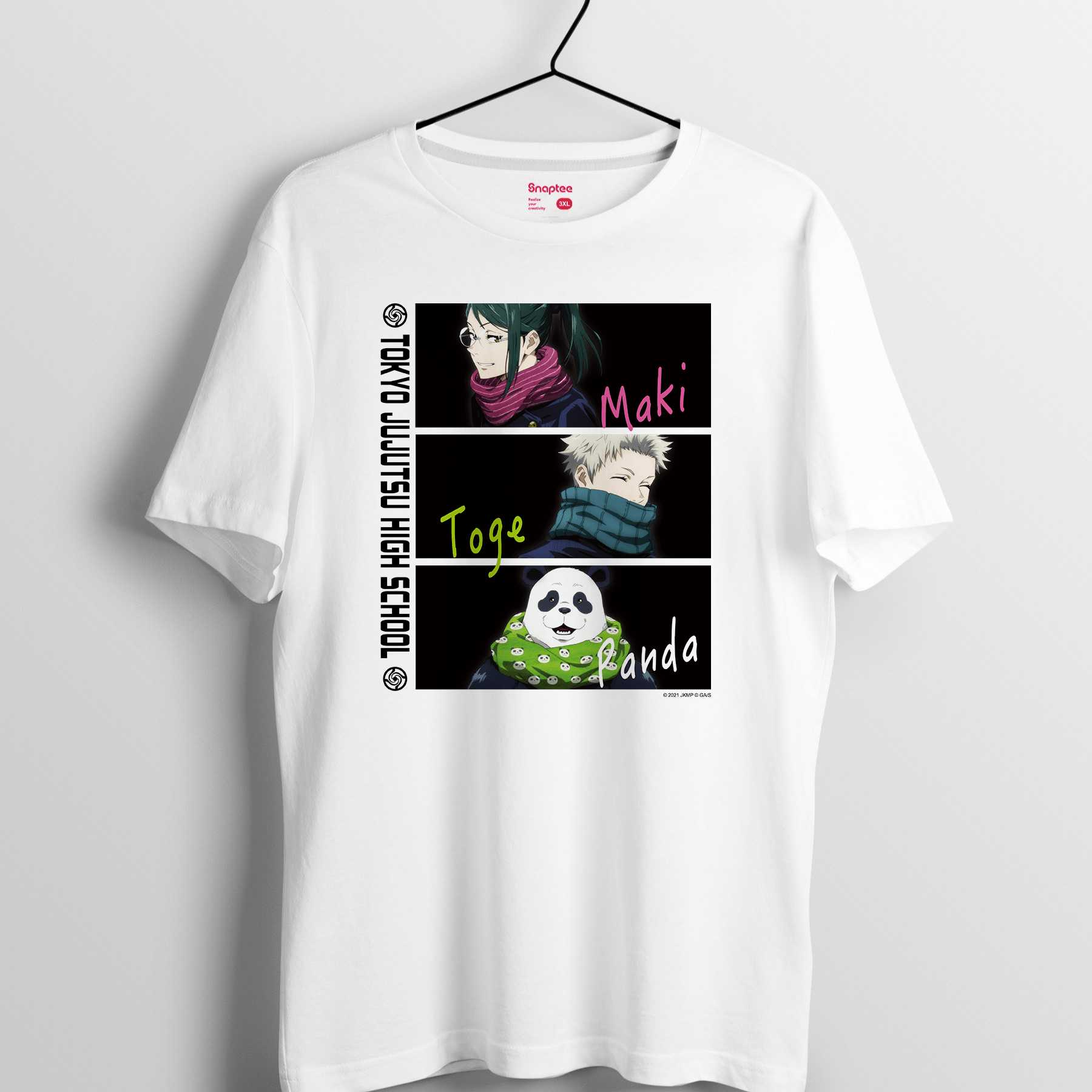 咒術迴戰 0 T-Shirt 真希 & 狗卷 & 熊貓 - Microworks ACG