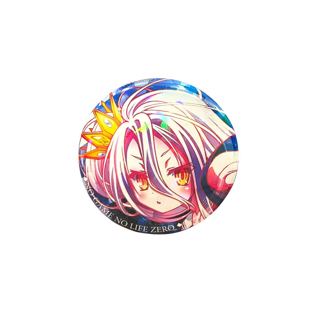 遊戲人生 ZERO 75mm 碎閃襟章 白 - Microworks ACG