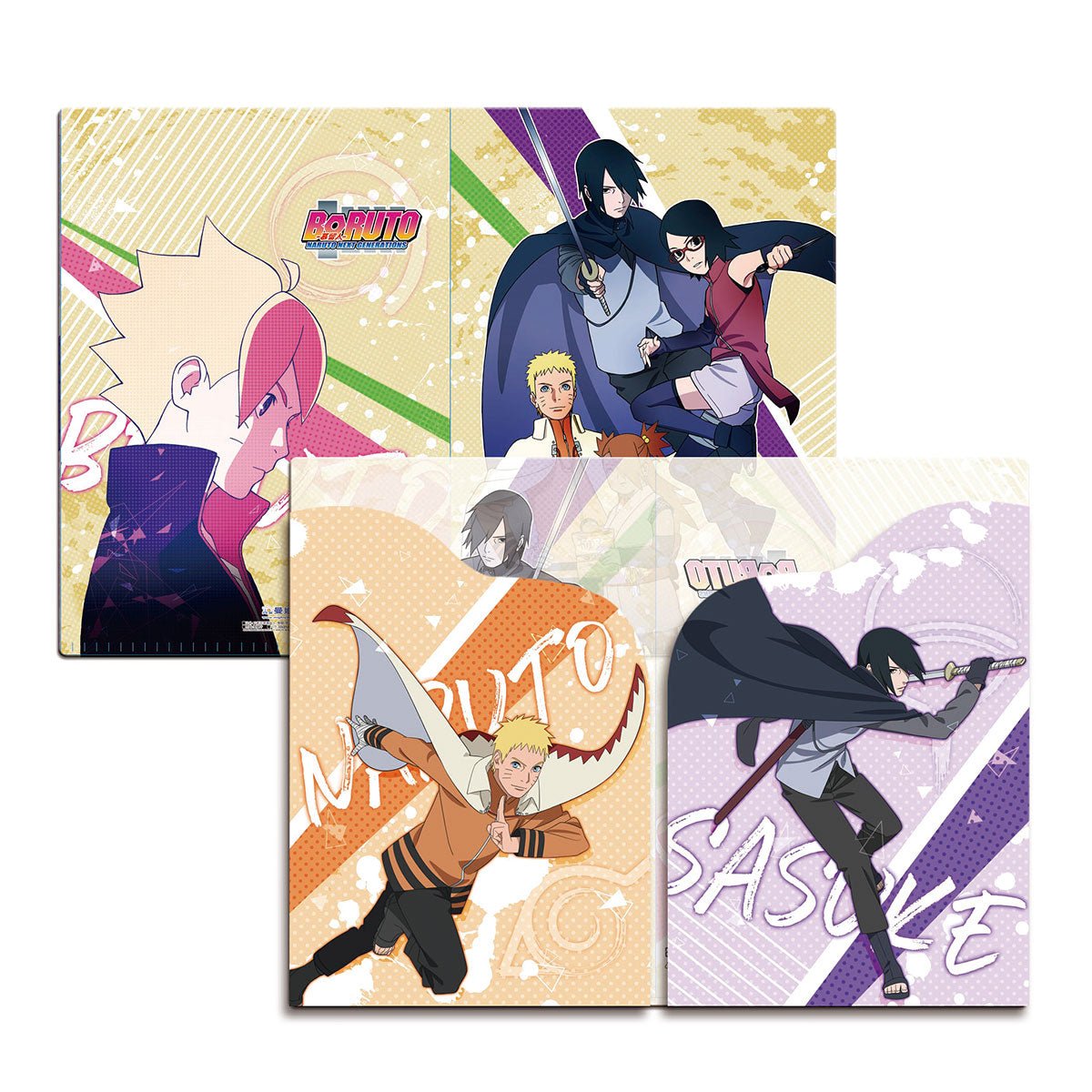 火影忍者疾風傳 雙開A4文件夾 最強合作 - Microworks ACG