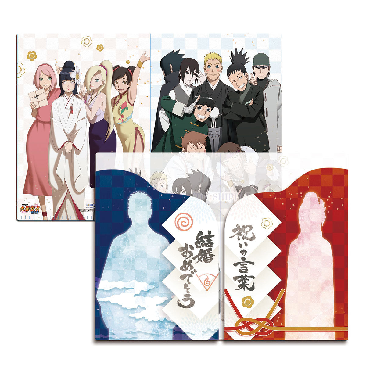 火影忍者疾風傳 雙開A4文件夾 我們結婚了 文具 Microworks Online Store