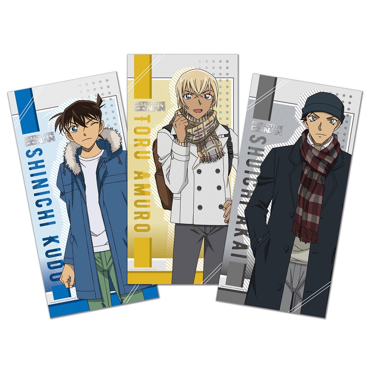 名偵探柯南 角色3入海報組 冬季日常 - Microworks ACG