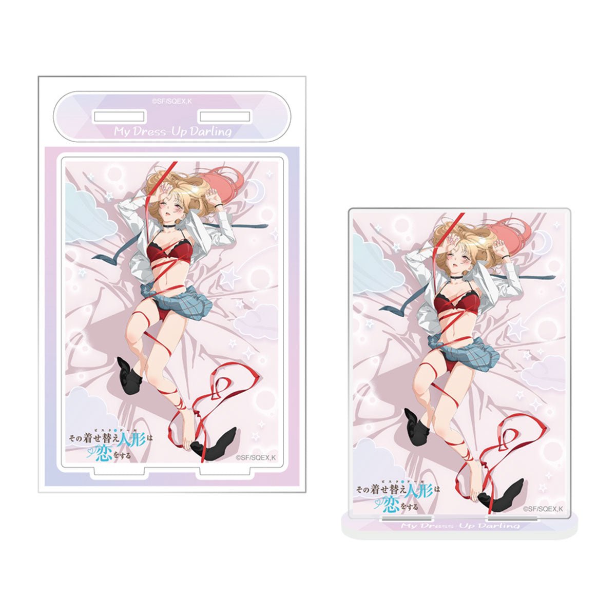 戀上換裝娃娃 全新繪製亞架力人形立牌 喜多川海夢 校服ver. - Microworks ACG