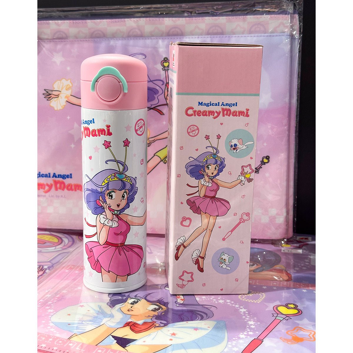 我係小忌廉 350毫升不銹鋼水樽 - Microworks ACG