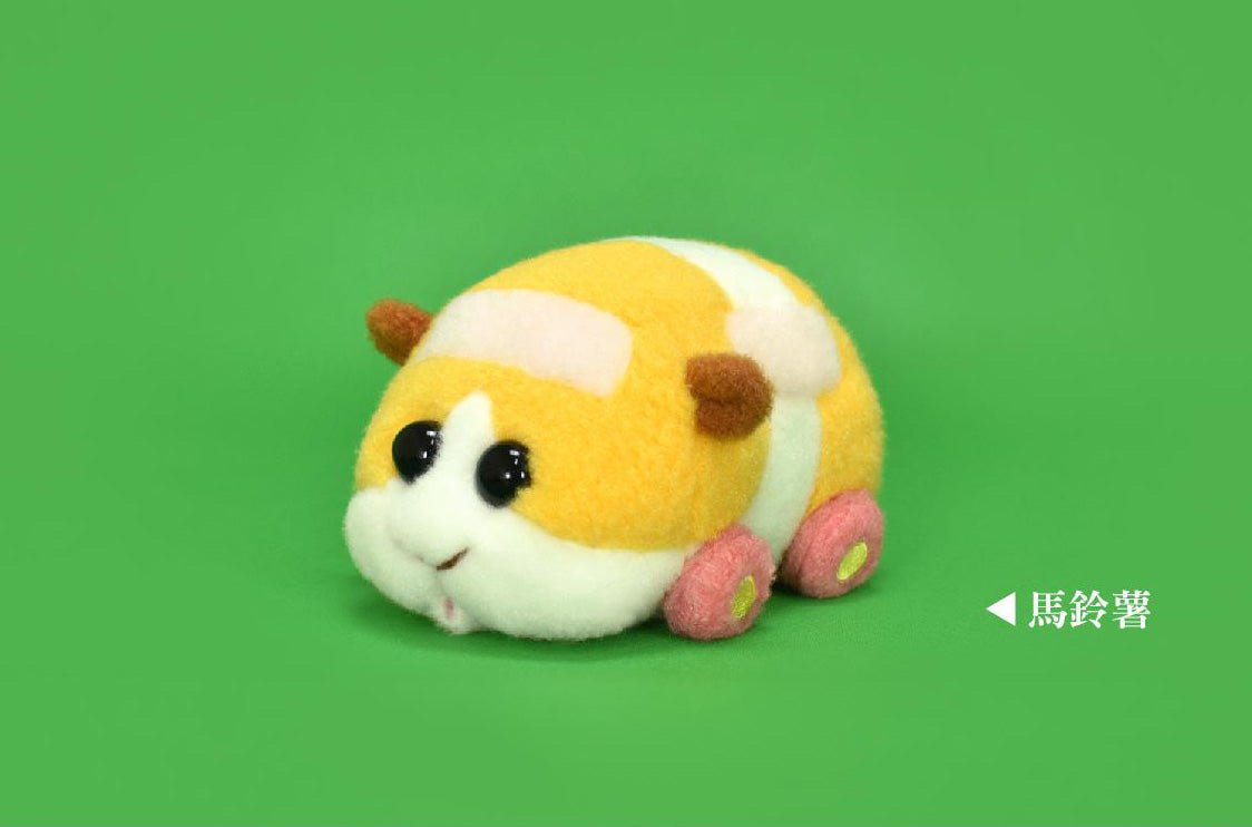 Pui Pui 天竺鼠車車 5吋 絨毛公仔 (迴力車款) - Microworks ACG