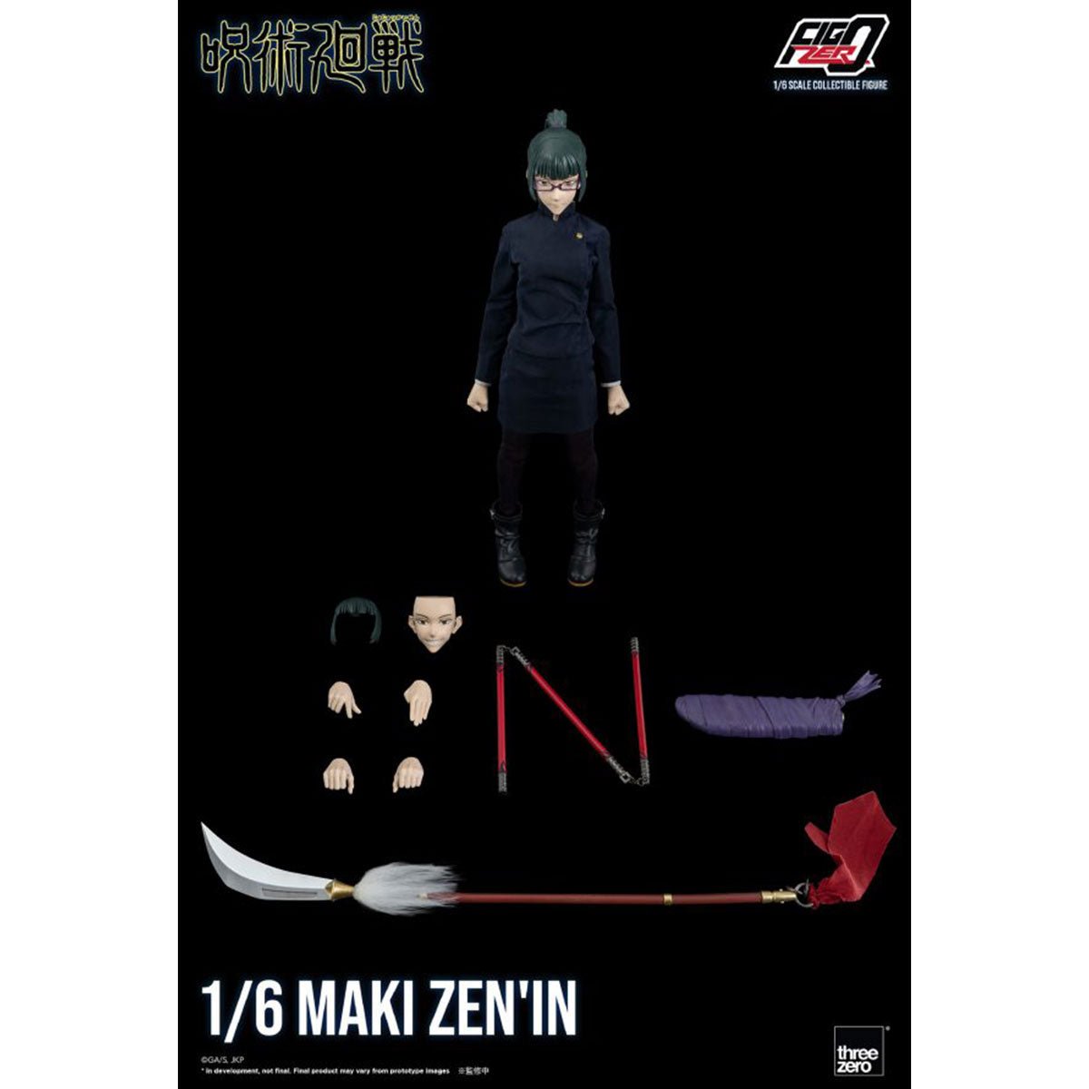 《預訂已截單》threezero 《咒術迴戰》FigZero 1/6 禪院真希 (Re - issue)《2024年第二季發售》 - Microworks ACG