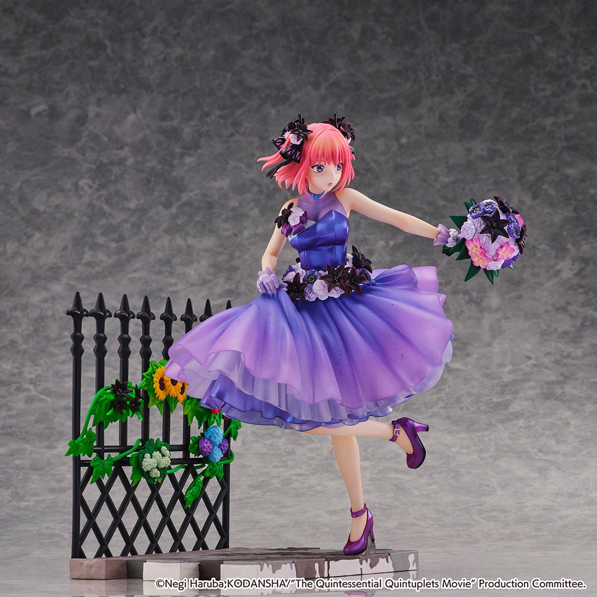 SHIBUYA SCRAMBLE FIGURE 劇場版《五等分的新娘》中野二乃 - Floral Dress Ver. - 1/7 比例模型 - Microworks ACG