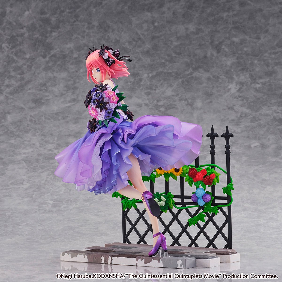 SHIBUYA SCRAMBLE FIGURE 劇場版《五等分的新娘》中野二乃 - Floral Dress Ver. - 1/7 比例模型 - Microworks ACG