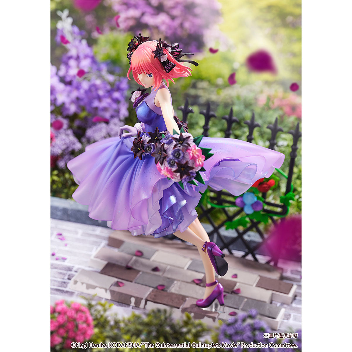 《預訂已截單》SHIBUYA SCRAMBLE FIGURE 劇場版《五等分的新娘》中野二乃 -Floral Dress Ver.- 1/7 比例模型 《2023年11月發售》