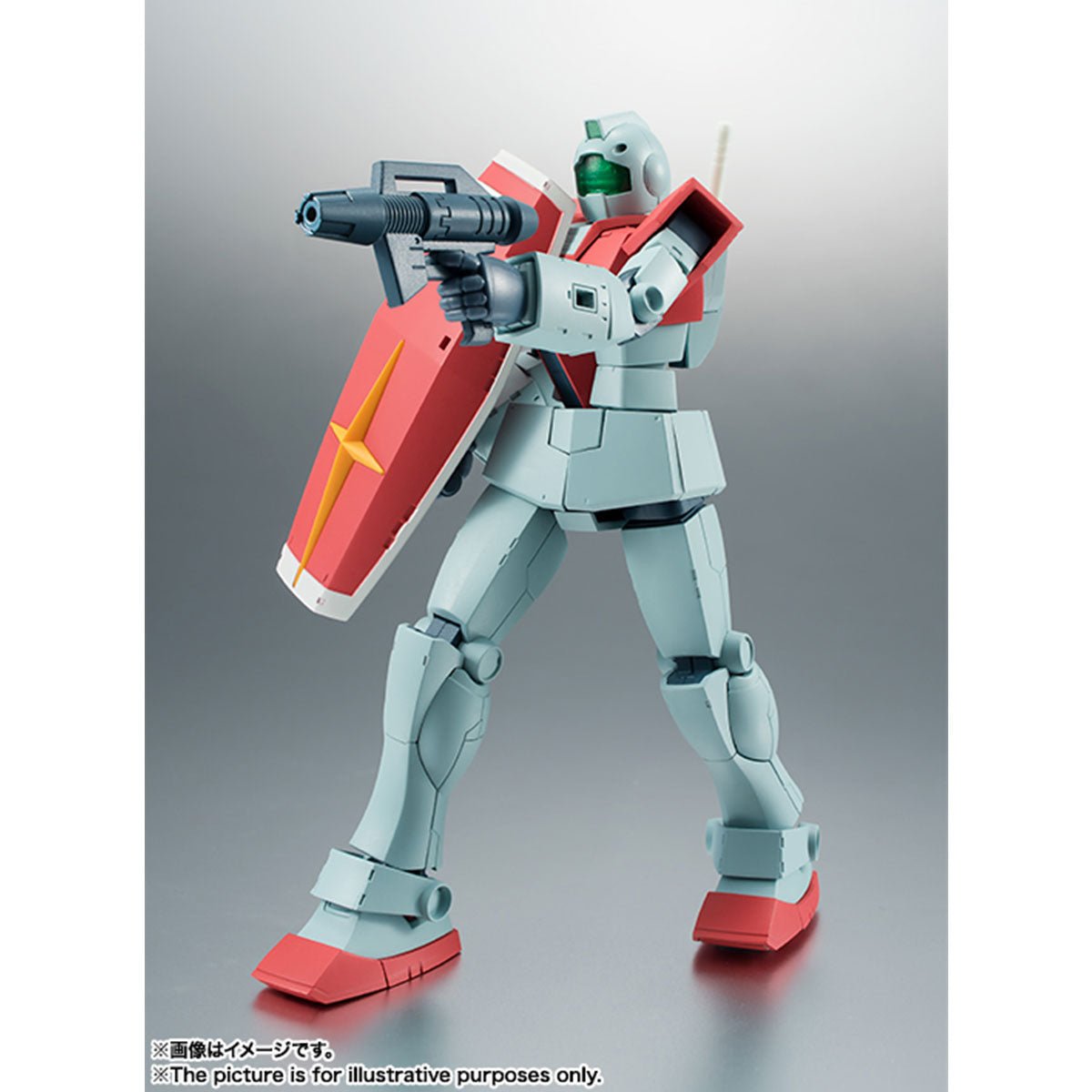 Bandai [ROBOT魂] RGM - 79 吉姆 (ver.ANIME) - Microworks ACG